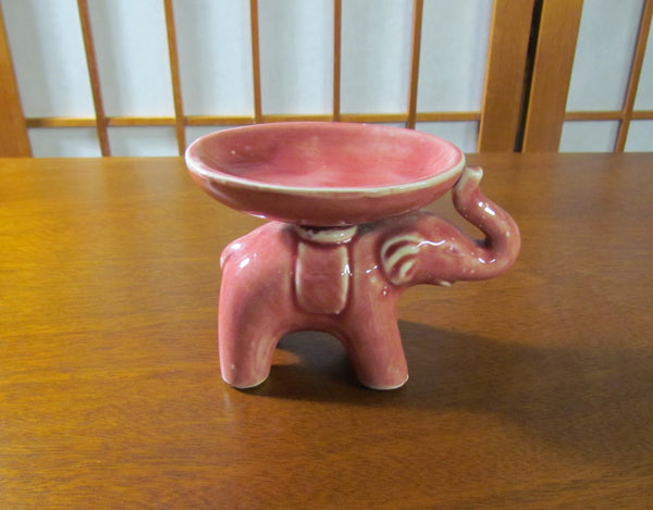 1940s Pink Elephant Soap Dish Made In Japan