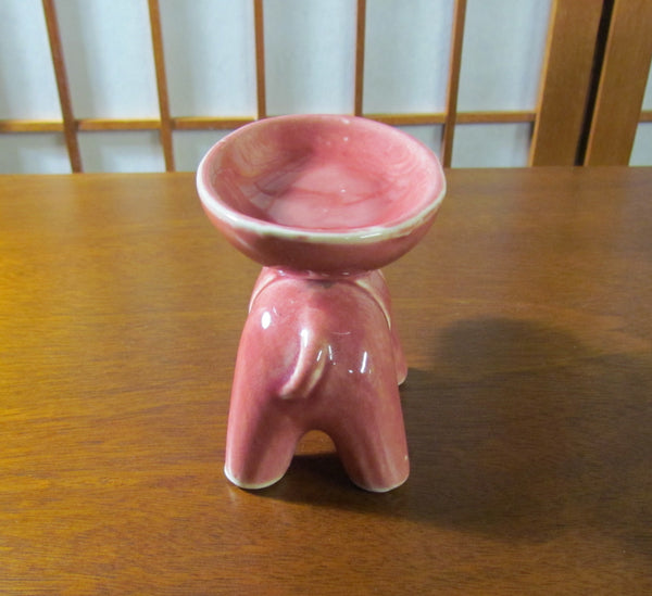 1940s Pink Elephant Soap Dish Made In Japan