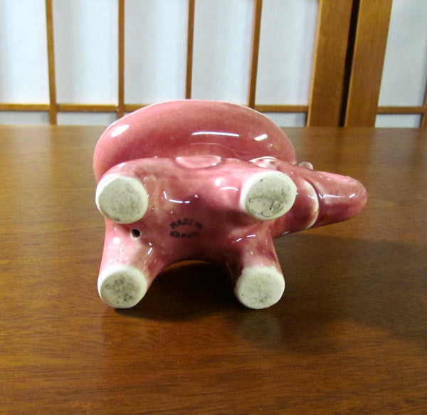 1940s Pink Elephant Soap Dish Made In Japan