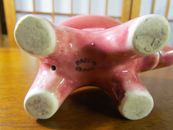 1940s Pink Elephant Soap Dish Made In Japan