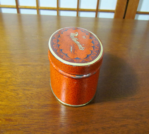 Vintage Mellomints Lithograph Candy Tin Container Philadelphia, PA