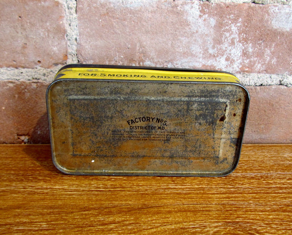 Gail & Ax Navy Tobacco Tin Antique Advertising Metal Box