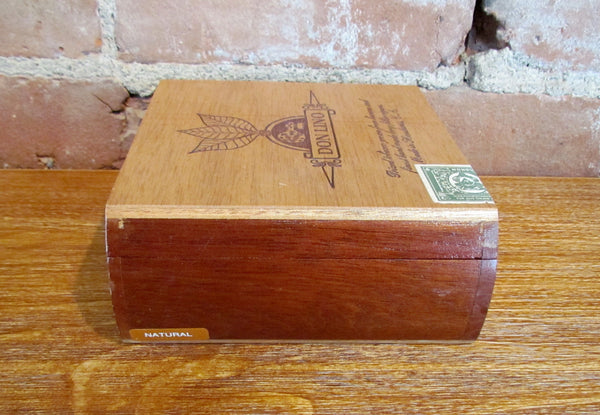 Don Lino Wood Cigar Box No. 4 Advertising