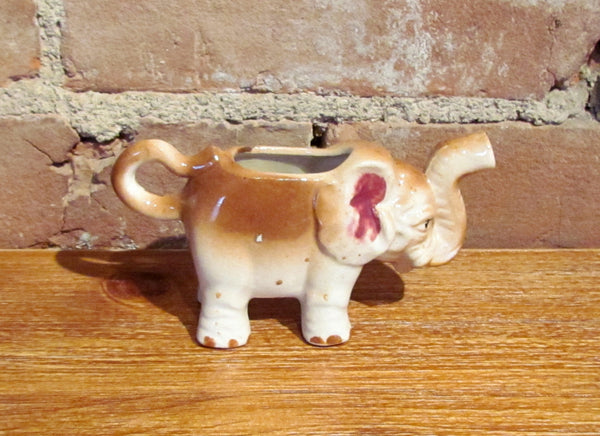 Vintage Elephant Creamer Small Pitcher Japan