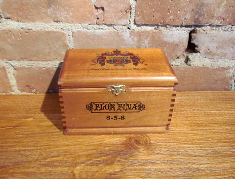 Arturo Fuente Flor Fina Handmade Wooden Cigar Box Dominican Republic L –  Power Of One Designs