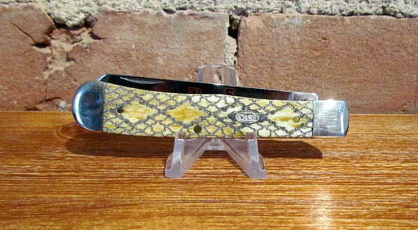Rattle Snake Skin Pocket Knife W. R. Case Co. NIB