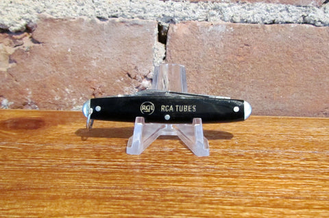 Rare Vintage RCA Tubes Double Pocket Knife