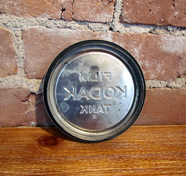 Antique Kodak Film Tank Developing Chrome Metal Canister Patient 1907