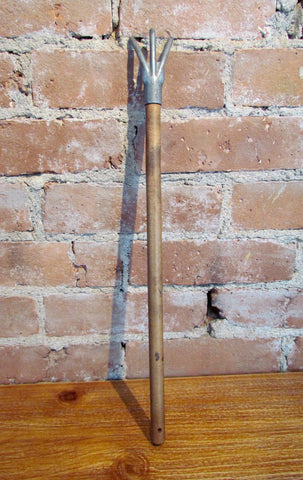 1930's Park-Aid Back Scratcher Unique Hand/Garden Tool Wood & Metal Patent Pending