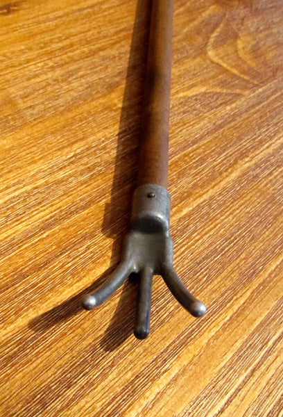 1930's Park-Aid Back Scratcher Unique Hand/Garden Tool Wood & Metal Patent Pending