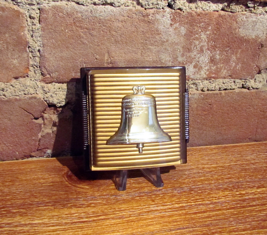 Vintage 1940's Liberty Bell Paperweight B & B Remembrance Souvenir