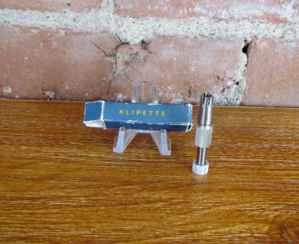 Vintage Klipette Gentleman's Nose Hair Trimmer Original Box