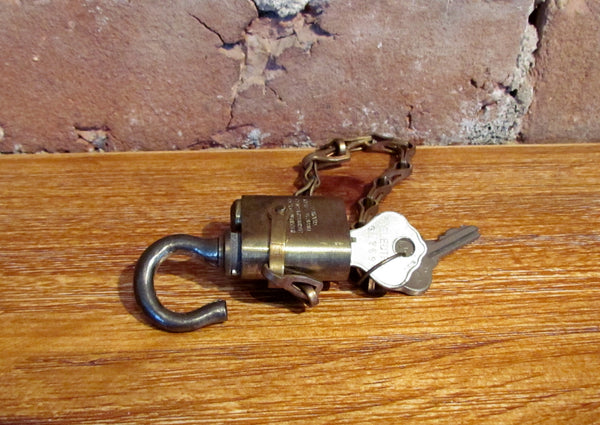 Vintage USN Electric Independent Lock Co. Original Push Keys