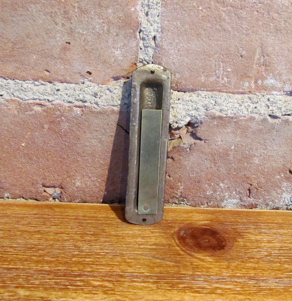 Mezuzah Cast Iron Vintage Enamel Israel Judaic Prayer Hebrew Housewarming Wedding Gift