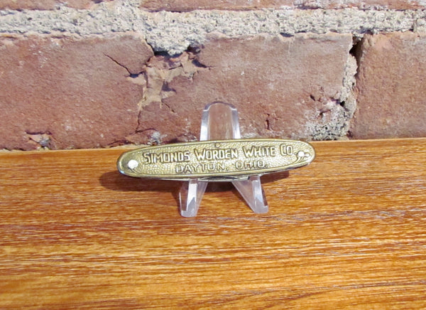 Vintage Advertising Simonds Worden White Co Pocket Knife Dayton, OH