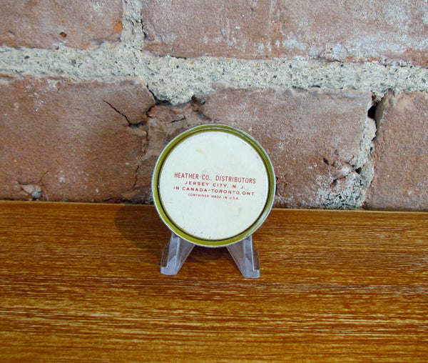 1940's Heather Rouge Tin w/Powder Puff