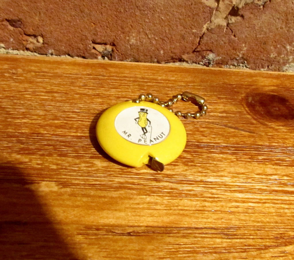 Vintage Mr. Peanut Tape Measure Keychain Rare – Power Of One Designs