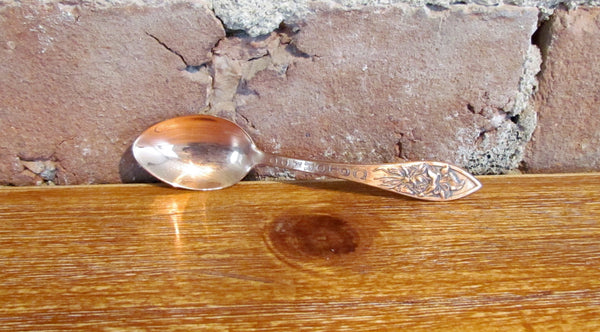 Vintage Solid Copper Colorado Souvenir Spoon