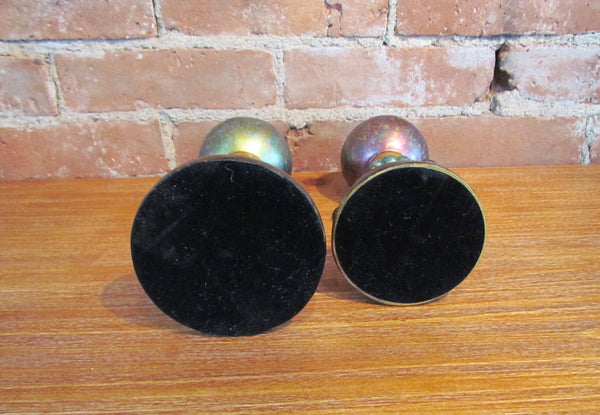Antique Style Pair Finials Unique Architectural Decorative Centerpiece