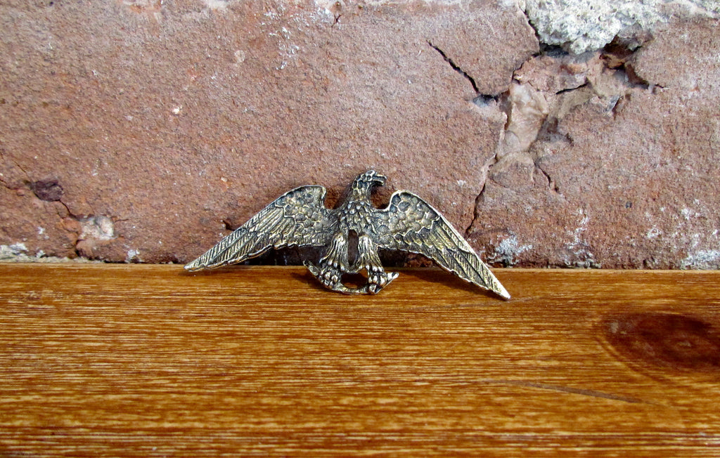Vintage Eagle Pin Brass Brooch