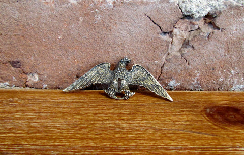Vintage Eagle Pin Brass Brooch
