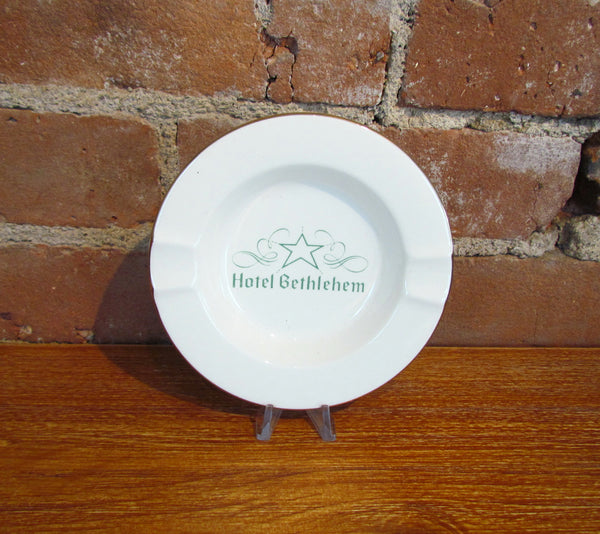 Vintage Hotel Bethlehem Ceramic Ashtray