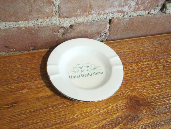 Vintage Hotel Bethlehem Ceramic Ashtray