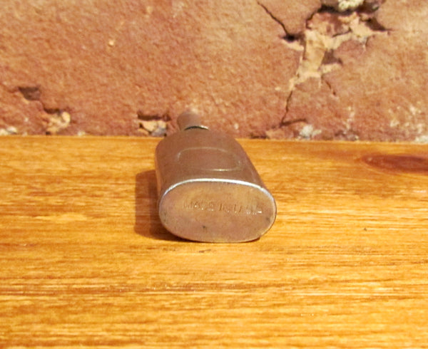 Antique Mini Thumb Press Oil Can Made In USA Oiler Tin