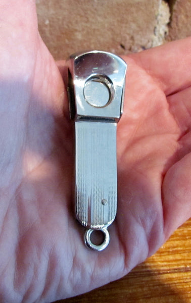 Vintage Western Germany Cigar Cutter Fob NIB Zigarren-Abschneider Donatus Solingen