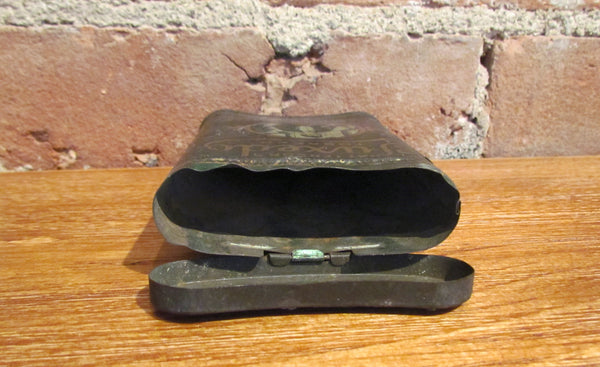 Patterson's Tuxedo Pocket Tobacco Tin Antique Advertising Metal Box