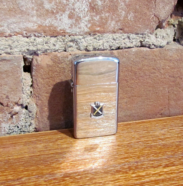 Vintage Chrome Park Lighter Mt Vernon Souvenir Windproof Flip Top