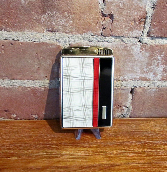 1950's Enamel Cigarette Case Lighter NIB