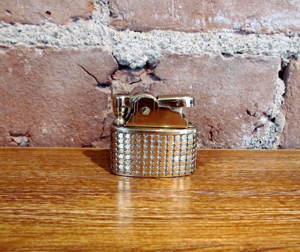 1950s Gold Mesh Lighter Mad Men Working