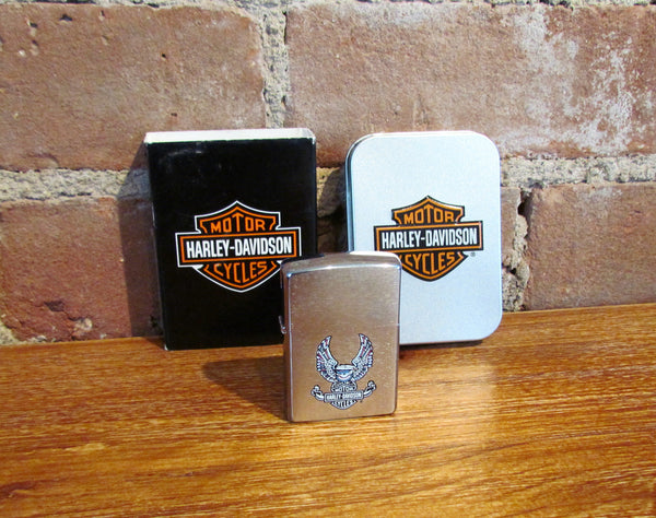 Zippo Harley Davidson 2000 XVI Lighter Unused Original Case & Warranty