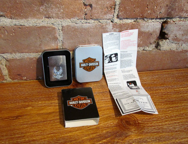 Zippo Harley Davidson 2000 XVI Lighter Unused Original Case & Warranty