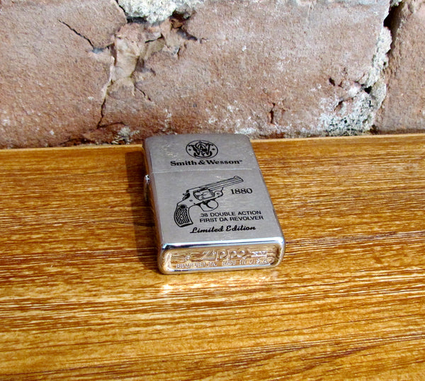 Zippo Smith & Wesson XV Lighter Unused Sealed Original Case & Warranty Limited Addition