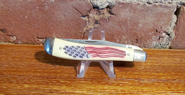 American Flag 40th Anniversary Locking Pocket Knife Schrade Cutlery Mint NIB