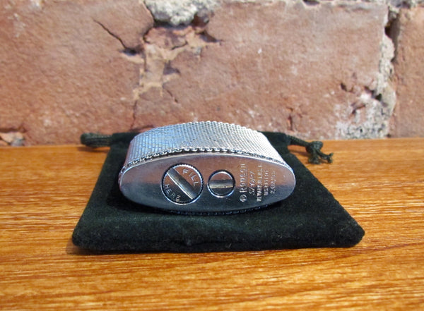 1940s Ronson Sport Silver Mesh Pocket Lighter Working