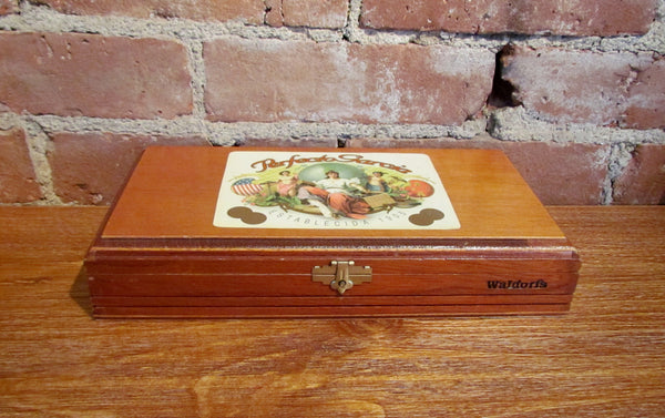 Vintage Perfecto Garcia Dovetail Wooden Cigar Box Excellent Condition