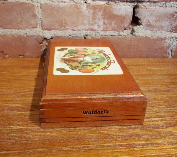 Vintage Perfecto Garcia Dovetail Wooden Cigar Box Excellent Condition