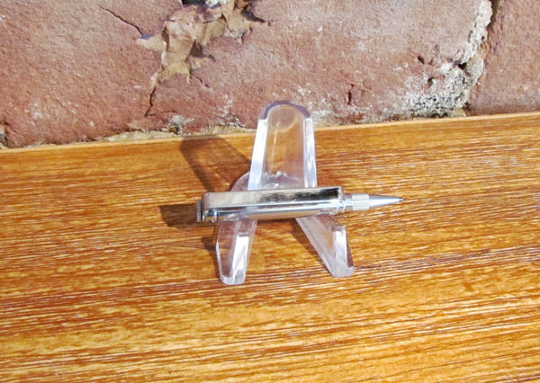 Vintage Mechanical Propelling Pencil Tie Tack Clip