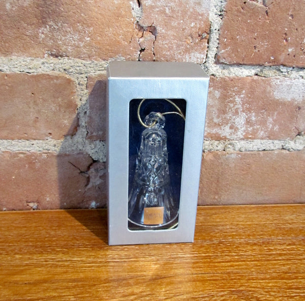 Vintage Mikasa Crystal Bell Heavenly Music Colonial Bell Ornament NIB
