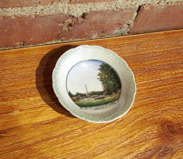 Civil War Souvenir Dish High Water Mark Of The Rebellion Gettysburg PA Plate
