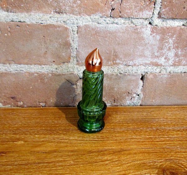 Avon Christmas Candle Perfume Bottle Sweet Honesty Cologne 1970's