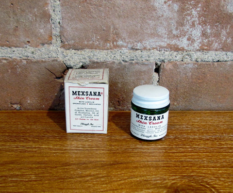 1930's Mexsana Skin Cream Jar IOB