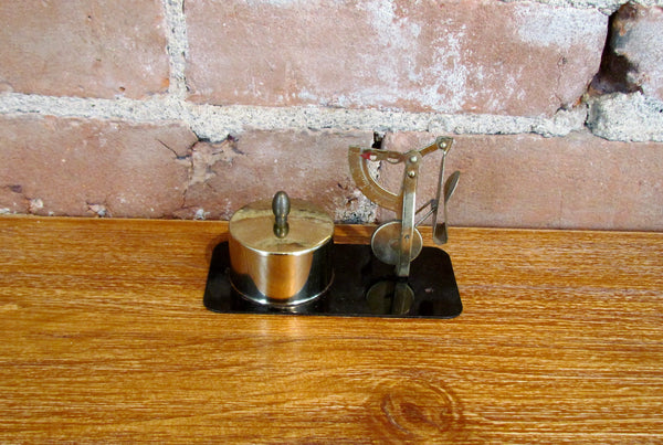 1940's Metal Postal Letter Scale Stamp Dispenser