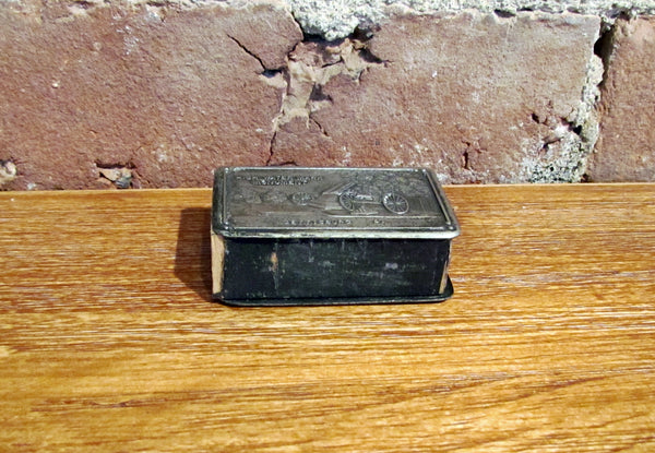 Vintage Gettysburg High Water Mark Monument Matchbox Holder Pennsylvania Souvenir Match Safe Match Box Cover