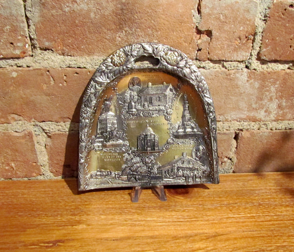 1937 Gettysburg Souvenir Crumb Catcher Vintage Civil War Table Butler Dust Pan