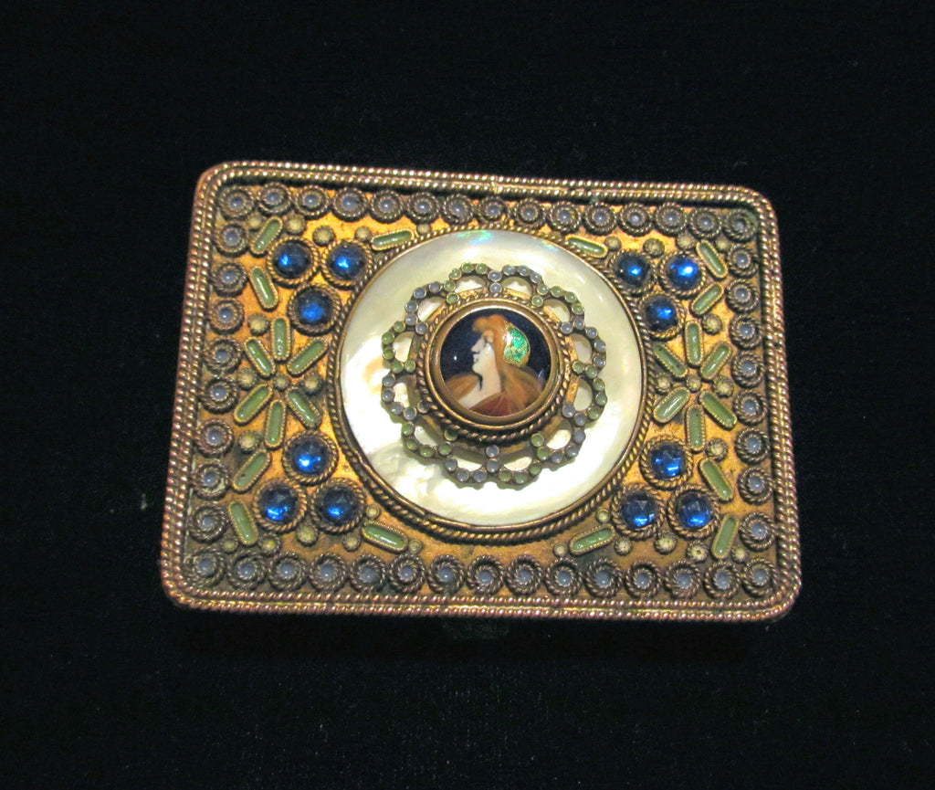 french cigarette case 20thC 18K GOLD & BURR WALNUT CASE, MAPPIN & WEBB Pushkin's French Art Deco Cigarette Case