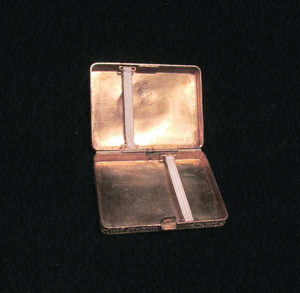 19th Century French Jeweled Portrait Cigarette Case Extremely Rare Cigarette Box
